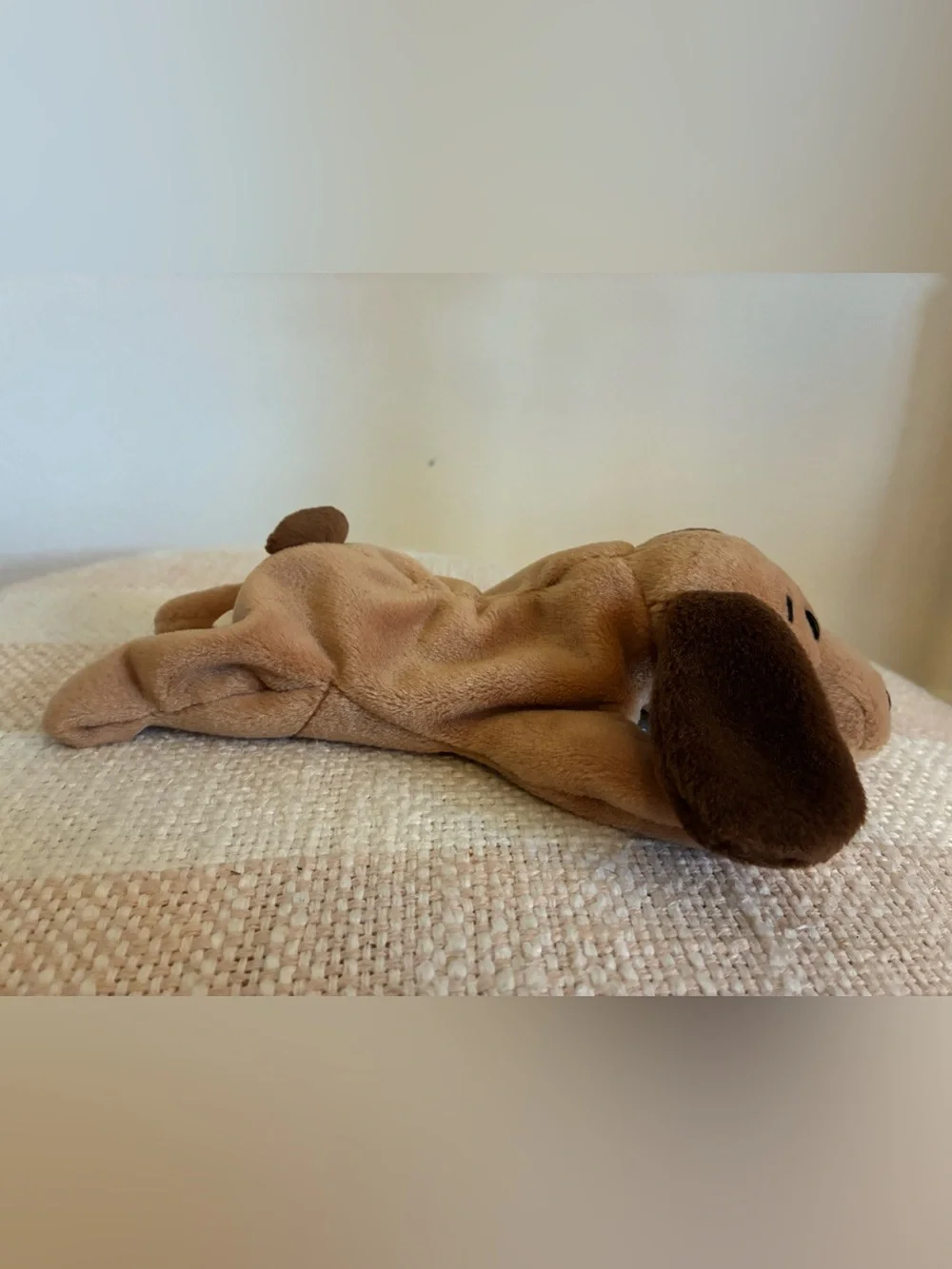 Ty Beanie Babies - “Bones” the Brown Puppy - 90s vintage collectible with tags
